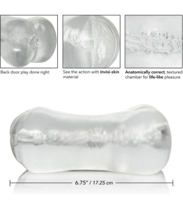 CALEXOTICS STROKE IT MASTURBADOR VAGINA ANO TRASLUCIDO