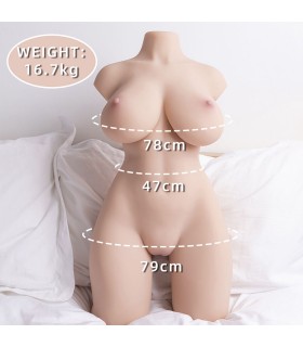 XISE TIDY TORSO REALISTICO FEMENINO CON THRUSTING 71 CM