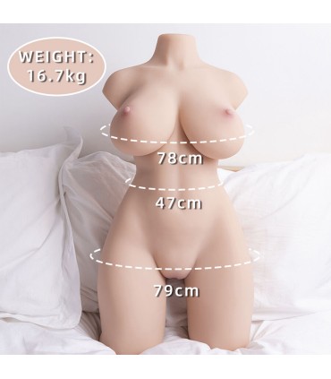 XISE TIDY TORSO REALISTICO FEMENINO CON THRUSTING 71 CM