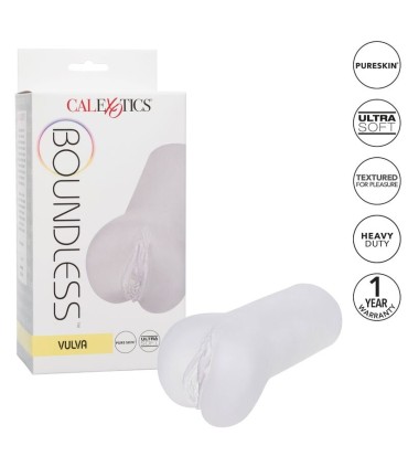 CALEXOTICS BOUNDLESS VULVA MASTURBADOR TRANSPARENTE