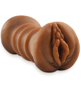 FETISH FANTASY EXTREME MASTURBADOR REALISTICO DOBLE ENTRADA VAGINA ANO MARRON