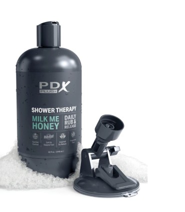 PDX PLUS MASTURBADOR STROKER DISENO DISCRETO DE BOTE CHAMPU MILK ME HONEY