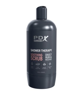 PDX PLUS MASTURBADOR STROKER DISENO DISCRETO DE BOTE CHAMPU SOOTHING SCRUB CARAMELO