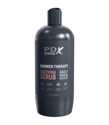 PDX PLUS MASTURBADOR STROKER DISENO DISCRETO DE BOTE CHAMPU SOOTHING SCRUB CARAMELO