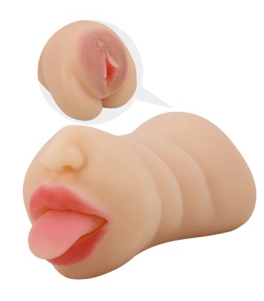 CRAZY BULL SARAH MASTUBADOR EN FORMA DE VAGINA DOBLE ENTRADA