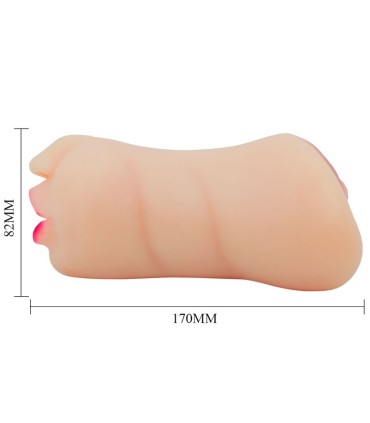 CRAZY BULL ZOEY MASTUBADOR EN FORMA DE VAGINA DOBLE ENTRADA