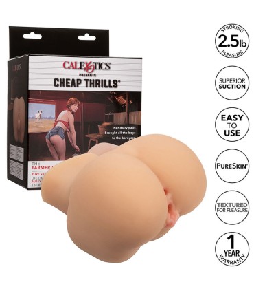 CALEXOTICS THE FARMERS DAUGHTER DOBLE MASTURBADOR REALISTICO NATURAL