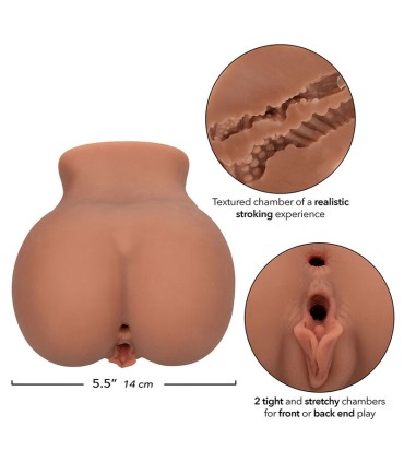 CALEXOTICS THE ROLLER BABE DOBLE MASTURBADOR REALISTICO NATURAL