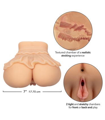 CALEXOTICS THE PEEP SHOW GIRL DOBLE MASTURBADOR REALISTICO NATURAL