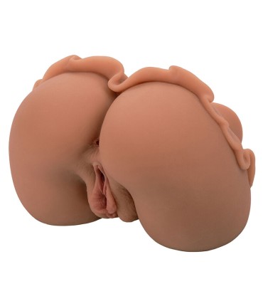 CALEXOTICS THE HOMECOMING QUEEN DOBLE MASTURBADOR REALISTICO CARAMELO