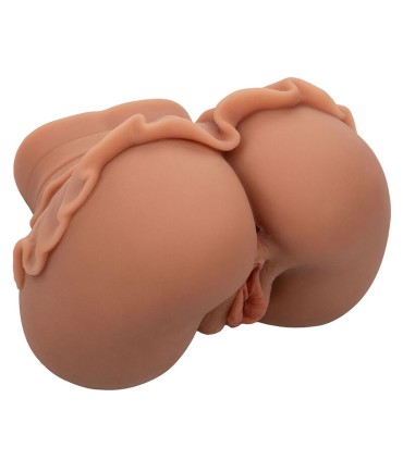 CALEXOTICS THE HOMECOMING QUEEN DOBLE MASTURBADOR REALISTICO CARAMELO