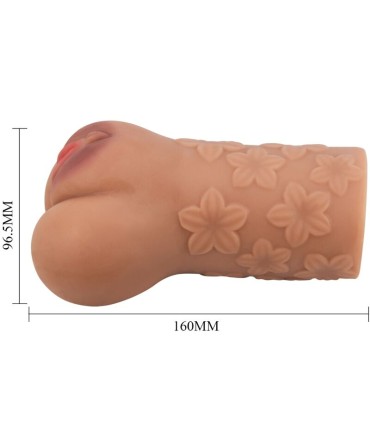 CRAZY BULL SCARLET VAGINA Y ANO DISENO CON FLORES NATURAL