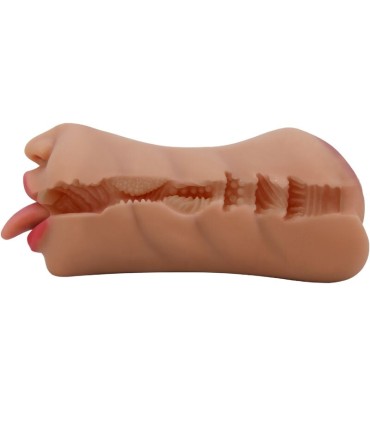 CRAZY BULL SARAH MASTURBADOR DOBLE BOCA VAGINA NATURAL