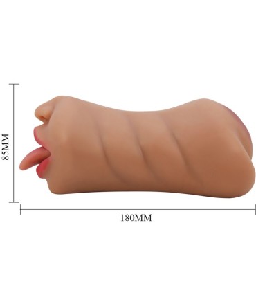 CRAZY BULL SARAH MASTURBADOR DOBLE BOCA VAGINA NATURAL