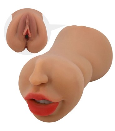 CRAZY BULL ZOEY MASTURBADOR DOBLE BOCA VAGINA NATURAL