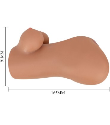 CRAZY BULL HANNAH MASTURBADOR DOBLE VAGINA ANO REALISTICO MULATO