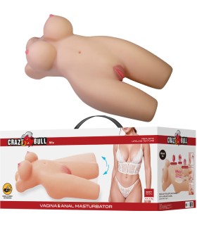 CRAZY BULL MIA TORSO FEMENINO REALISTA VAGINA Y ANAL 85 KG