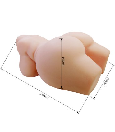 CRAZY BULL GRACE TORSO FEMENINO REALISTA VAGINA Y ANAL 75 KG