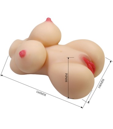 CRAZY BULL HERTA MINI TORSO FEMENINO REALISTA VAGINA 497 G