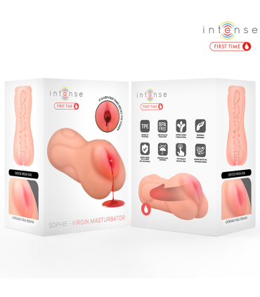 INTENSE FIRST TIME SOPHIE VAGINA VIRGEN CON HIMEN Y SANGRADO