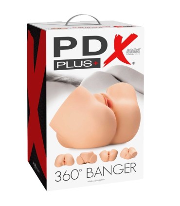 PDX PLUS 360 BANGER MASTURBADOR ANO Y VAGINA REALISTICOS