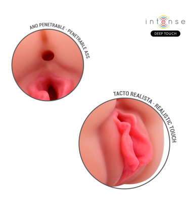INTENSE DEEP TOUCH RILEY MASTURBADOR DOBLE BOCA VAGINA