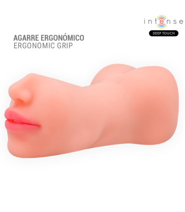 INTENSE DEEP TOUCH RILEY MASTURBADOR DOBLE BOCA VAGINA