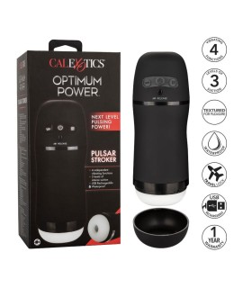 CALEXOTICS OPTIMUM POWER MASTURBADOR CON VIBRACION Y SUCCIONADOR