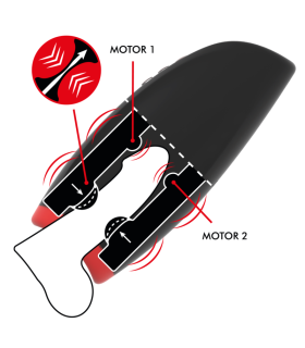 JAMYJOB NOVAX MASTURBADOR CON VIBRACION Y COMPRESION