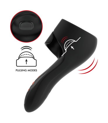 JAMYJOB PULSAR MASTURBADOR VIBRADOR AJUSTABLE CON GOLPETEO EN GLANDE