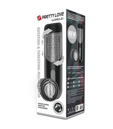 PRETTY LOVE MASTURBADOR RECARGABLE MULTIFUNCION LORELEI
