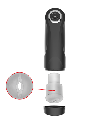 JAMYJOB MILKER STROKER CON FUNCION UP AND DOWN