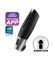 SATISFYER - POWER MASTURBATOR NEGRO Y PLATA