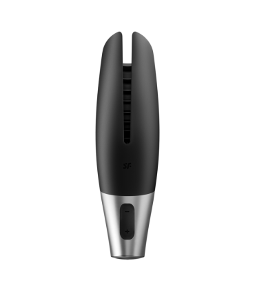 SATISFYER POWER MASTURBATOR NEGRO Y PLATA