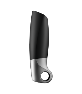 SATISFYER POWER MASTURBATOR NEGRO Y PLATA