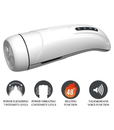 PRETTY LOVE MARISSA MASTURBADOR MASCULINO VIBRACION CALOR VOZ Y SUCCION