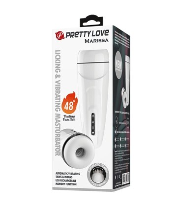 PRETTY LOVE MARISSA MASTURBADOR MASCULINO VIBRACION CALOR VOZ Y SUCCION