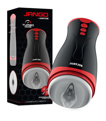 JAMYJOB JANGO MASTURBADOR DE COMPRENSION Y VIBRACION