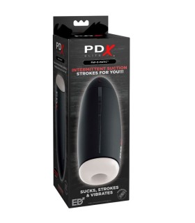PDX ELITE MASTURBADOR STROKER FAP O MATIC SUCCIONADOR VIBRADOR