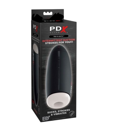 PDX ELITE MASTURBADOR STROKER FAP O MATIC SUCCIONADOR VIBRADOR