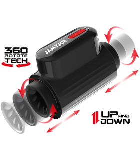 JAMYJOB VORTEX MASTURBADOR TURBO CON EMPUJE Y ROTACION 360 UP AND DOWN