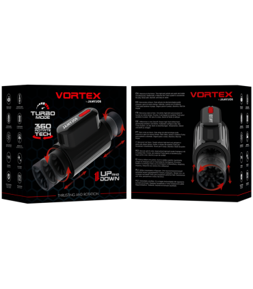 JAMYJOB VORTEX MASTURBADOR TURBO CON EMPUJE Y ROTACION 360 UP AND DOWN
