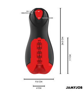 JAMYJOB CORE X MASTURBADOR AUTOMATICO 5 MODOS SUCCIONADOR Y VIBRACION