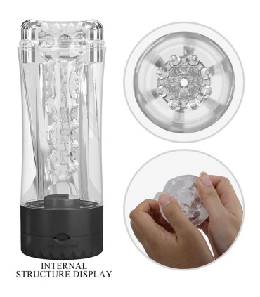 PRETTY LOVE TAMARA MASTURBADOR MASCULINO VIBRADOR MULTIVELOCIDAD NEGRO