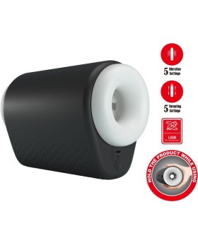 PRETTY LOVE DJ GIRL MASTURBADOR MASCULINO CON VIBRACION 5 CONFIGURACIONES NEGRO