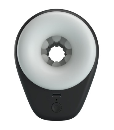 PRETTY LOVE DJ GIRL MASTURBADOR MASCULINO CON VIBRACION 5 CONFIGURACIONES NEGRO