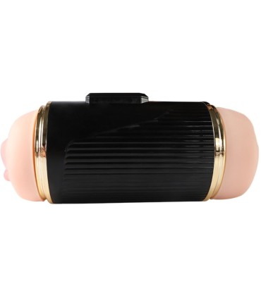 SHEQU KAY MASTURBADOR DOBLE CON VIBRACION DUAL BOCA Y VAGINA