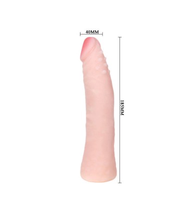 BAILE DILDO SILICONA TACTO PIEL REALISTICO 19 CM COLOR CAJA ALEATORIO