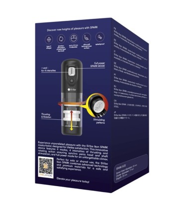 SNAIL VIBE IKON SPARK MASTURBADOR CON EMPUJE Y ROTACION