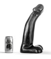 ALL BLACK - DILDO REALISTA NEGRO FISTING 29 CM